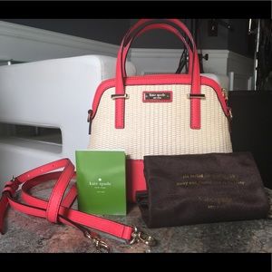 Kate Spade ‘Cedar Street’ Straw Small Maise Bag